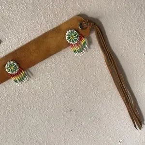 Accessories | Native American Vibe Suede Mandela Beaded  display picture 2